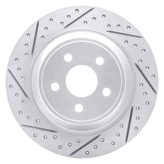 DFC® - Drilled and Slotted Rear Driver Side Brake Rotor