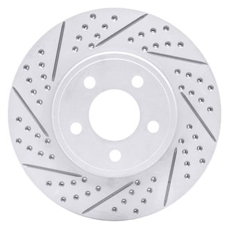 Dynamic Friction Company® - Drilled and Slotted Brake Rotor