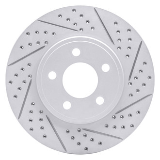 DFC® - Drilled and Slotted Front Passenger Side Brake Rotor