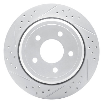 DFC® - Drilled and Slotted Rear Driver Side Brake Rotor