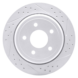 DFC® - Drilled and Slotted Rear Passenger Side Brake Rotor