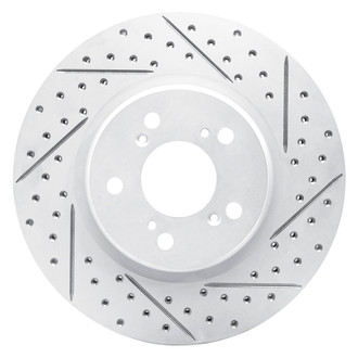 DFC® - Drilled and Slotted Front Passenger Side Brake Rotor