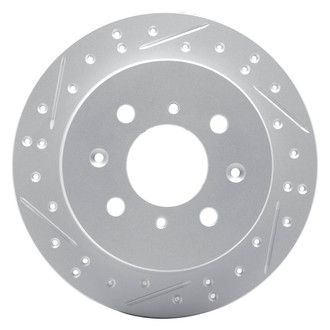 DFC® - Drilled and Slotted Rear Driver Side Brake Rotor