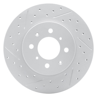 Dynamic Friction Company® - Drilled and Slotted Brake Rotor