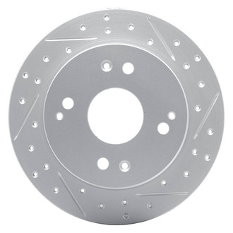 DFC® - Drilled and Slotted Rear Passenger Side Brake Rotor