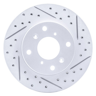 DFC® - Drilled and Slotted Front Passenger Side Brake Rotor