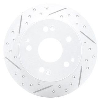 DFC® - Drilled and Slotted Rear Driver Side Brake Rotor