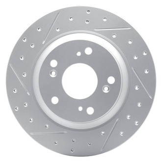 DFC® - Drilled and Slotted Rear Driver Side Brake Rotor