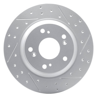 DFC® - Drilled and Slotted Rear Passenger Side Brake Rotor