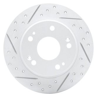 DFC® - Drilled and Slotted Rear Driver Side Brake Rotor