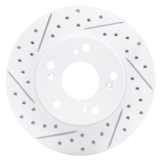 Dynamic Friction Company® - Drilled and Slotted Brake Rotor