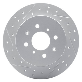 DFC® - Drilled and Slotted Rear Driver Side Brake Rotor