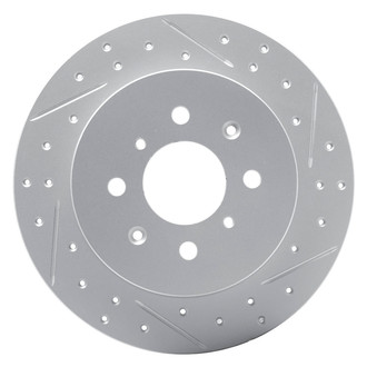 DFC® - Drilled and Slotted Rear Passenger Side Brake Rotor