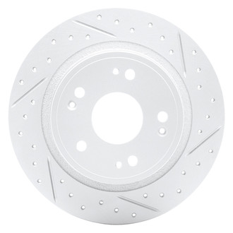 DFC® - Drilled and Slotted Rear Passenger Side Brake Rotor
