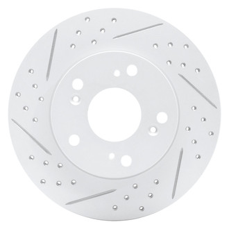 DFC® - Drilled and Slotted Front Driver Side Brake Rotor