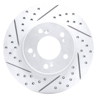 Dynamic Friction Company® - Drilled and Slotted Brake Rotor