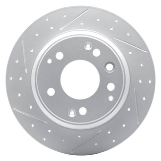 DFC® - Drilled and Slotted Rear Driver Side Brake Rotor