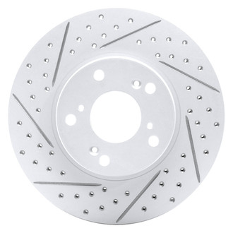 Dynamic Friction Company® - Drilled and Slotted Brake Rotor