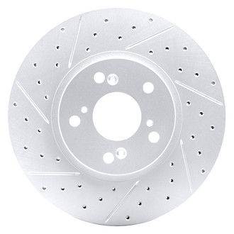 Dynamic Friction Company® - Drilled and Slotted Brake Rotor