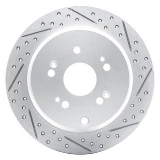 DFC® - Drilled and Slotted Rear Passenger Side Brake Rotor