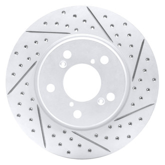 DFC® - Drilled and Slotted Front Passenger Side Brake Rotor