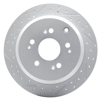 DFC® - Drilled and Slotted Rear Driver Side Brake Rotor