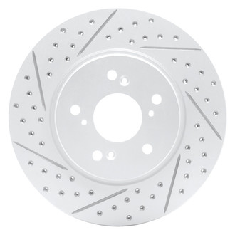 Dynamic Friction Company® - Drilled and Slotted Brake Rotor