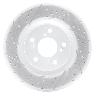 Dynamic Friction Company® - Drilled and Slotted Brake Rotor