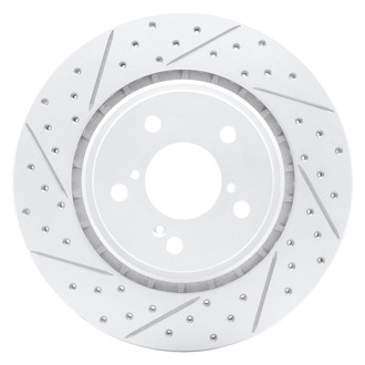 Dynamic Friction Company® - Drilled and Slotted Brake Rotor