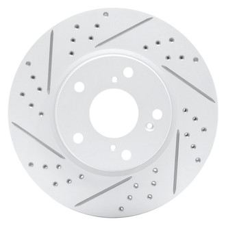 Dynamic Friction Company® - Drilled and Slotted Brake Rotor