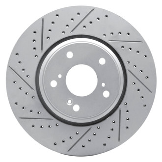Dynamic Friction Company® - Drilled and Slotted Brake Rotor