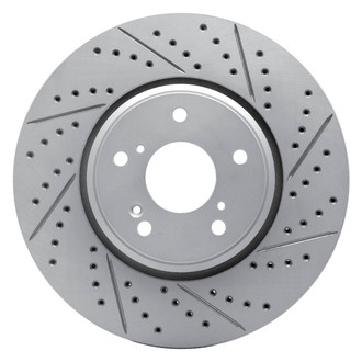 DFC® - Drilled and Slotted Front Passenger Side Brake Rotor
