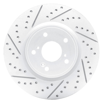 Dynamic Friction Company® - Drilled and Slotted Brake Rotor