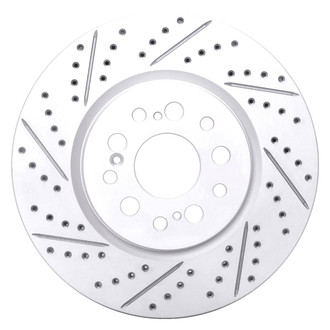 Dynamic Friction Company® - Drilled and Slotted Brake Rotor