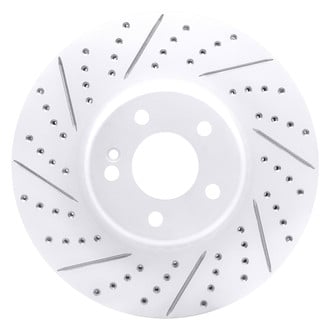 Dynamic Friction Company® - Drilled and Slotted Brake Rotor