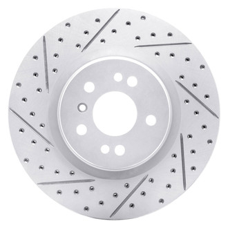 Dynamic Friction Company® - Drilled and Slotted Brake Rotor