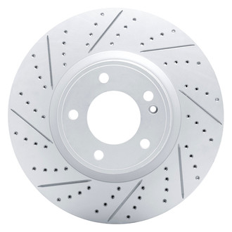 Dynamic Friction Company® - Drilled and Slotted Brake Rotor