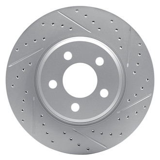 DFC® - Drilled and Slotted Front Passenger Side Brake Rotor