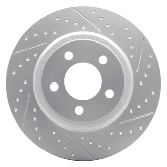 DFC® - Drilled and Slotted Rear Passenger Side Brake Rotor