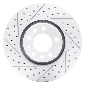 Dynamic Friction Company® - Drilled and Slotted Brake Rotor
