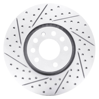 Dynamic Friction Company® - Drilled and Slotted Brake Rotor