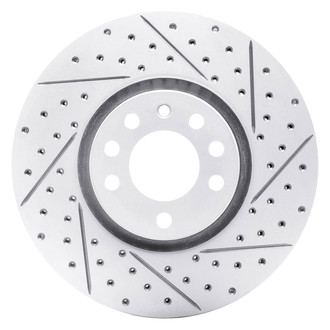 DFC® - Drilled and Slotted Front Passenger Side Brake Rotor