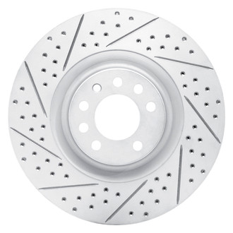 DFC® - Drilled and Slotted Front Driver Side Brake Rotor