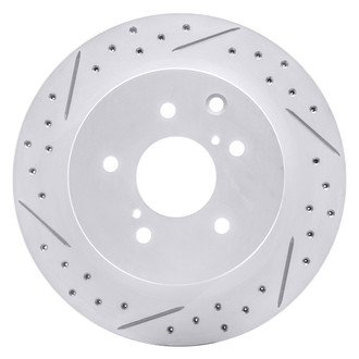 DFC® - Drilled and Slotted Rear Driver Side Brake Rotor