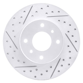 Dynamic Friction Company® - Drilled and Slotted Brake Rotor