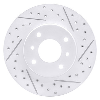 DFC® - Drilled and Slotted Front Passenger Side Brake Rotor