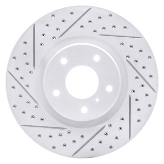 Dynamic Friction Company® - Drilled and Slotted Brake Rotor