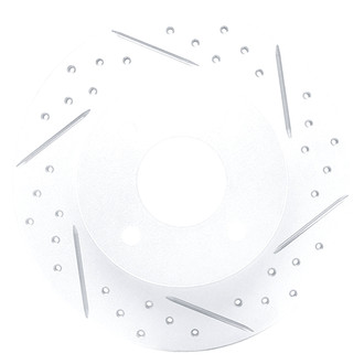 DFC® - Drilled and Slotted Rear Driver Side Brake Rotor