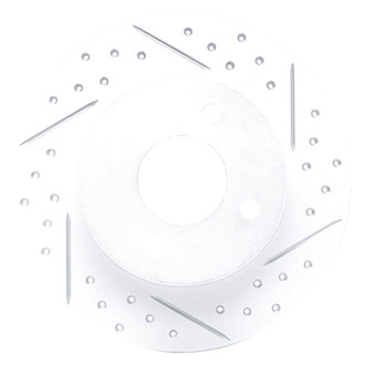 DFC® - Drilled and Slotted Rear Passenger Side Brake Rotor