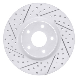 Dynamic Friction Company® - Drilled and Slotted Brake Rotor